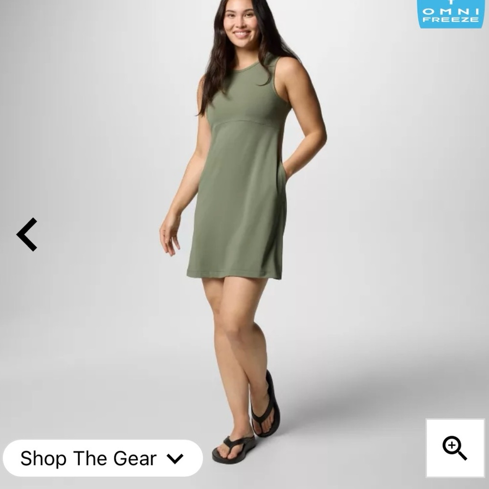 Columbia PFG Freezer Green Tank Dress